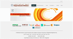 Desktop Screenshot of ijs.scbaghdad.edu.iq
